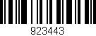 Código de barras (EAN, GTIN, SKU, ISBN): '923443'