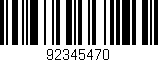 Código de barras (EAN, GTIN, SKU, ISBN): '92345470'