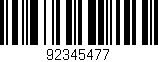 Código de barras (EAN, GTIN, SKU, ISBN): '92345477'