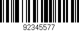 Código de barras (EAN, GTIN, SKU, ISBN): '92345577'