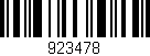 Código de barras (EAN, GTIN, SKU, ISBN): '923478'