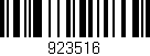 Código de barras (EAN, GTIN, SKU, ISBN): '923516'
