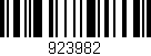 Código de barras (EAN, GTIN, SKU, ISBN): '923982'