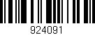 Código de barras (EAN, GTIN, SKU, ISBN): '924091'