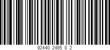 Código de barras (EAN, GTIN, SKU, ISBN): '92440_2485_0_2'