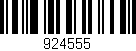 Código de barras (EAN, GTIN, SKU, ISBN): '924555'
