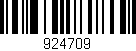Código de barras (EAN, GTIN, SKU, ISBN): '924709'