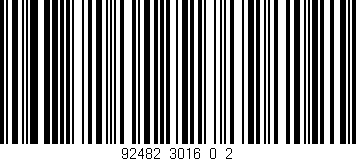 Código de barras (EAN, GTIN, SKU, ISBN): '92482_3016_0_2'