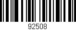 Código de barras (EAN, GTIN, SKU, ISBN): '92508'