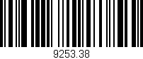 Código de barras (EAN, GTIN, SKU, ISBN): '9253.38'
