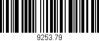 Código de barras (EAN, GTIN, SKU, ISBN): '9253.79'