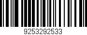 Código de barras (EAN, GTIN, SKU, ISBN): '9253292533'