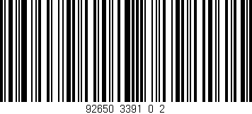 Código de barras (EAN, GTIN, SKU, ISBN): '92650_3391_0_2'