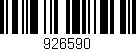 Código de barras (EAN, GTIN, SKU, ISBN): '926590'