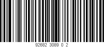 Código de barras (EAN, GTIN, SKU, ISBN): '92682_3089_0_2'