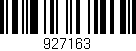 Código de barras (EAN, GTIN, SKU, ISBN): '927163'