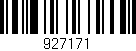 Código de barras (EAN, GTIN, SKU, ISBN): '927171'