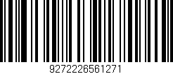 Código de barras (EAN, GTIN, SKU, ISBN): '9272226561271'
