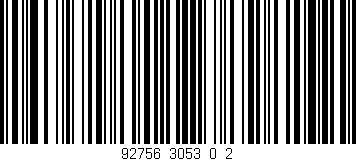 Código de barras (EAN, GTIN, SKU, ISBN): '92756_3053_0_2'