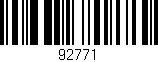 Código de barras (EAN, GTIN, SKU, ISBN): '92771'