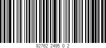 Código de barras (EAN, GTIN, SKU, ISBN): '92782_2495_0_2'