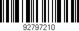 Código de barras (EAN, GTIN, SKU, ISBN): '92797210'