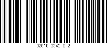 Código de barras (EAN, GTIN, SKU, ISBN): '92818_3342_0_2'