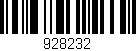 Código de barras (EAN, GTIN, SKU, ISBN): '928232'