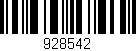 Código de barras (EAN, GTIN, SKU, ISBN): '928542'