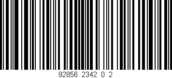 Código de barras (EAN, GTIN, SKU, ISBN): '92856_2342_0_2'