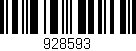 Código de barras (EAN, GTIN, SKU, ISBN): '928593'