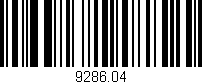 Código de barras (EAN, GTIN, SKU, ISBN): '9286.04'