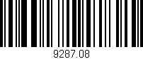 Código de barras (EAN, GTIN, SKU, ISBN): '9287.08'