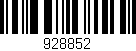 Código de barras (EAN, GTIN, SKU, ISBN): '928852'