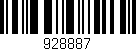 Código de barras (EAN, GTIN, SKU, ISBN): '928887'