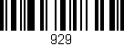 Código de barras (EAN, GTIN, SKU, ISBN): '929'