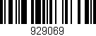 Código de barras (EAN, GTIN, SKU, ISBN): '929069'