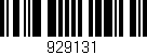 Código de barras (EAN, GTIN, SKU, ISBN): '929131'