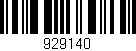 Código de barras (EAN, GTIN, SKU, ISBN): '929140'
