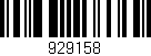 Código de barras (EAN, GTIN, SKU, ISBN): '929158'