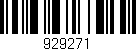 Código de barras (EAN, GTIN, SKU, ISBN): '929271'