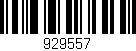 Código de barras (EAN, GTIN, SKU, ISBN): '929557'
