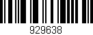 Código de barras (EAN, GTIN, SKU, ISBN): '929638'