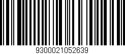 Código de barras (EAN, GTIN, SKU, ISBN): '9300021052639'