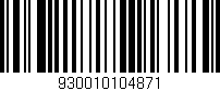 Código de barras (EAN, GTIN, SKU, ISBN): '930010104871'