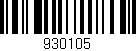 Código de barras (EAN, GTIN, SKU, ISBN): '930105'