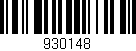 Código de barras (EAN, GTIN, SKU, ISBN): '930148'