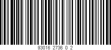 Código de barras (EAN, GTIN, SKU, ISBN): '93016_2736_0_2'
