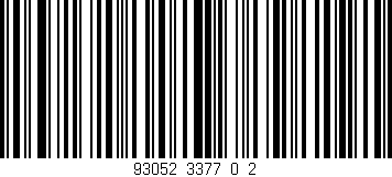 Código de barras (EAN, GTIN, SKU, ISBN): '93052_3377_0_2'