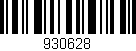 Código de barras (EAN, GTIN, SKU, ISBN): '930628'